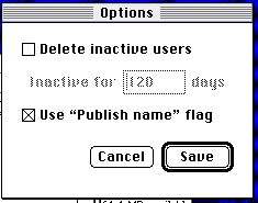 Suzie 1.7 Option File Settings